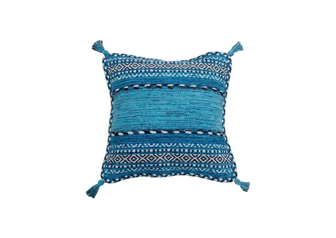 Kelim Cushion Covers by Oriental Weavers in Teal Colour - 2/2