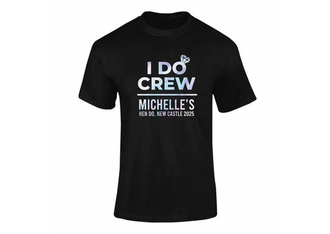 Personalised "I Do" Crew Hen T-Shirt
