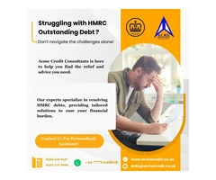 HMRC Tax Arrears Causing Stress? Get Solutions from Acme Credit Consultant!