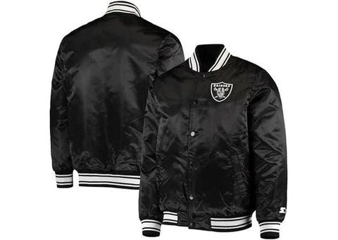 American Raiders Varsity Bomber: The Ultimate Rugby Letterman Jacket for Men - 1/3