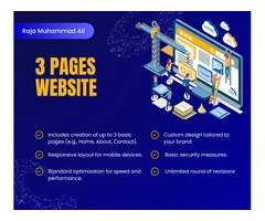 3 Page WordPress Website
