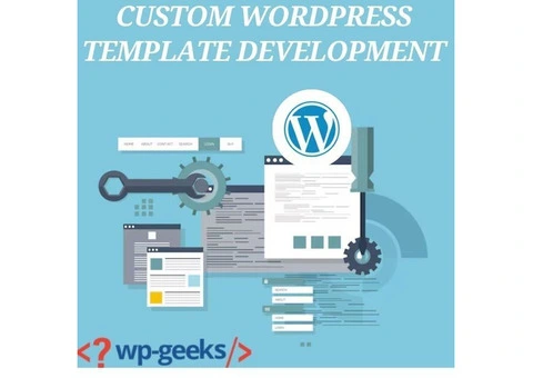 Custom WordPress Template Development by HireWPGeeks