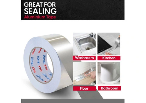 Heavy Duty Strong Aluminium Foil Adhesive Tapes Roll - 6/8