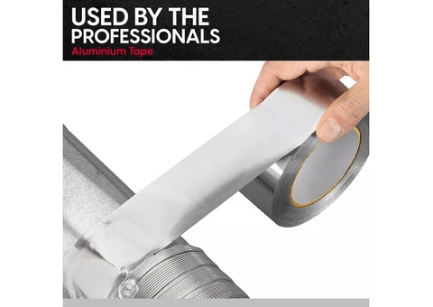 Heavy Duty Strong Aluminium Foil Adhesive Tapes Roll - 3/8