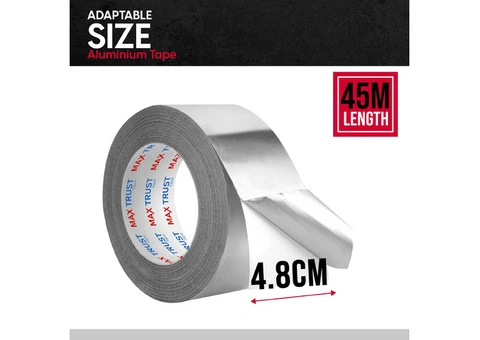 Heavy Duty Strong Aluminium Foil Adhesive Tapes Roll - 8/8