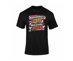 Personalised Party Style Hen T-Shirt