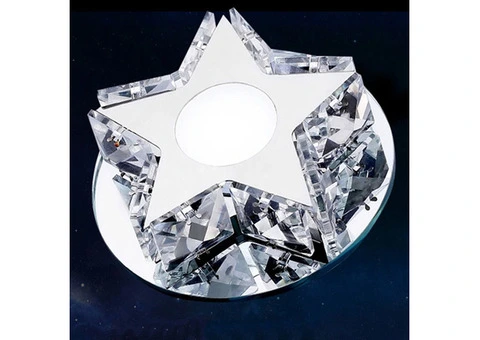 5W FIVE STAR Warm White Modern Crystal LED Spotlight Downlight