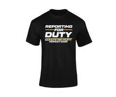 Personalised Reporting for Duty Hen T-Shirt