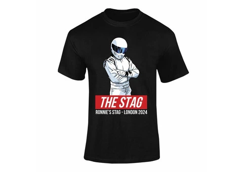 Personalised The Stig Stag T-Shirt For Stag Do Party