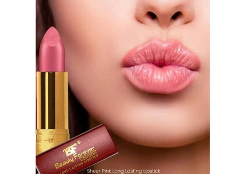 Pink Shade Lipstick - Long Wearing Lipstick at Beauty Forever London - 1/5