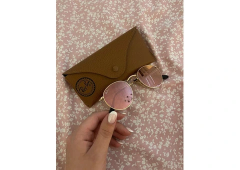 sunglasses rayban with pink lens - 1/4