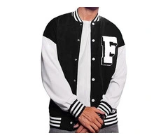 Jorde Calf Men's Varsity Baseball Letterman Jacket