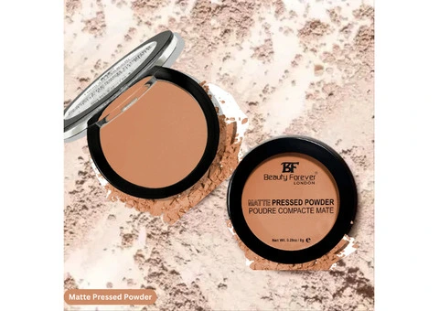 Matte Pressed Powder (Coffee) - Beauty Forever London - 2/2