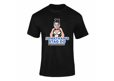Personalised Dress and Bunny Ears Stag T-Shirt