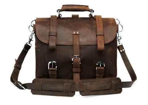 Crazy Horse Leather Travel Bag Orignal