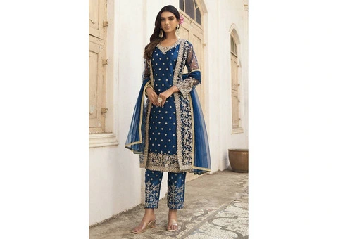 Buy Latest Wedding Salwar Kameez Online at Mirraw UK - 2/3