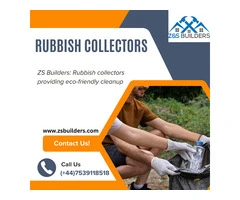 ZS Builders: Rubbish collectors providing eco-friendly cleanup