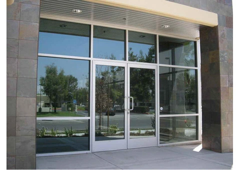 Durable glass shopfront