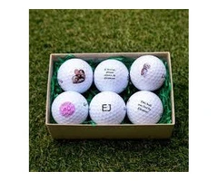 Printed golf balls for charity events