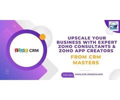 Upscale Your Business With  Expert Zoho Consultants / Zoho App Creators From CRM Masters