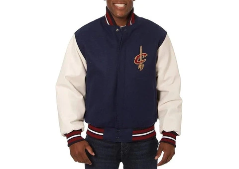 Jorde Calf Men’s National Basketball League Varsity Jacket