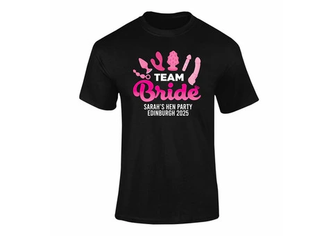 Personalised Sex Toys Team Bride Hen T-Shirt