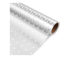 Buy FLORALCRAFT® Cellophane Roll - White Dot (80cm x 100m)