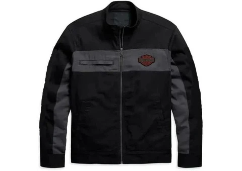 Men’s Casual Harley Cotton Jacket |Copper Block Canvas Lightweight Jacket For Men