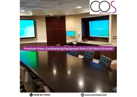 Premium Video Conferencing Equipment from COS Rent 4 Events!
