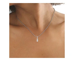 Elegant Drop Diamond Pendant - Perfect for Any Occasion!
