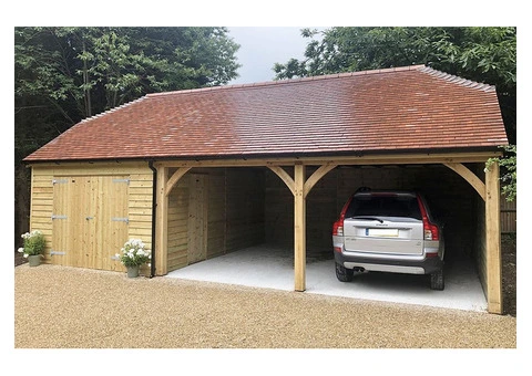 Solid & Sustainable 3 Bay Timber Garages Manufacturer in UK - Passmores