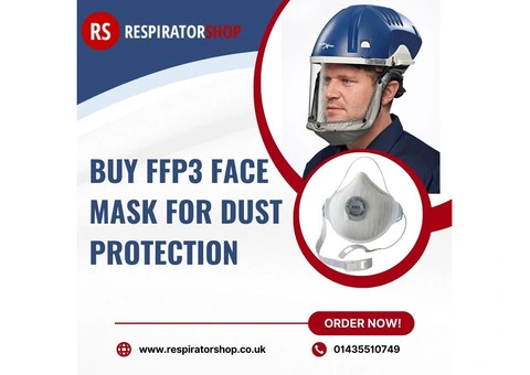Buy FFP3 Face Mask for Dust Protection - Respirator Shop UK