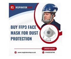 Buy FFP3 Face Mask for Dust Protection - Respirator Shop UK