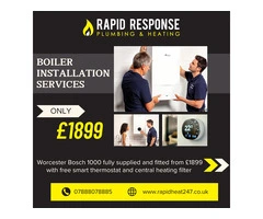 Summer Savings on a Brand New Worcester Bosch 1000 Boiler Installation