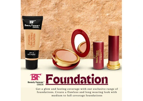 Create a flawless and long wearing look Foundation at Beauty Forever London - 1/4