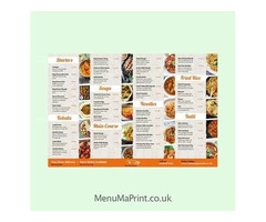 A3 Flyer & Leaflet Printing | A3 Leaflet Printing UK | MenuMa