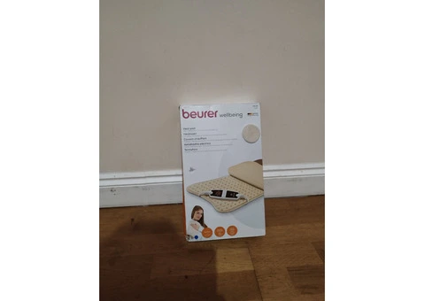 Beurer Wellbeing Cosy and Large Heat Pad with Removable Cover & 6 Heat Settings - 1/7