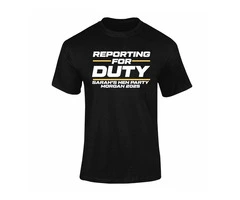 Personalised Reporting for Duty Hen T-Shirt
