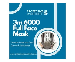 3M 6000 Full Face Mask - Premium Protection from Dust and Particulates