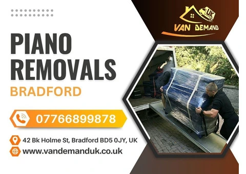 Van Demand Ltd | Best Affordable Piano Removals in Bradford