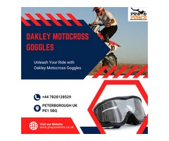 Unleash Your Ride with Oakley Motocross Goggles