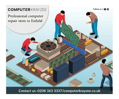 Fast Laptop Repairing Service in Enfield- Computer Krayzee