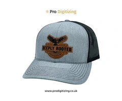 Customize the high quality custom logo leather hat patch