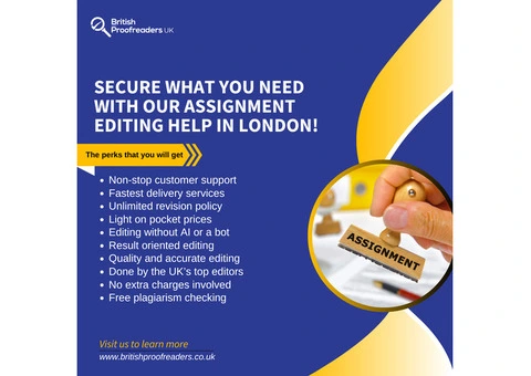 Grab the best assignment proofreading service in London