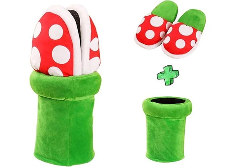 Piranha Plants Plush Home Wear Hausschuhe Cannibal 240803