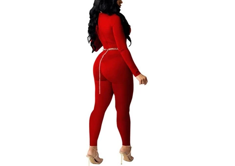 Long Sleeve Sexy Bodycon Jumpsuit0803