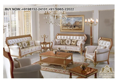 European Design Empire Living Room Sofa Set