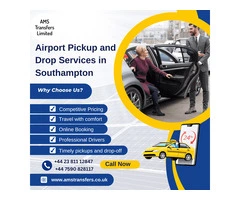 Airport pickup and drop services in Southampton