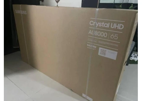 Samsung crystal UHD 4K LED smart TV 65 inch