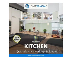 Quartz kitchen worktops in London | DialAWorkTop